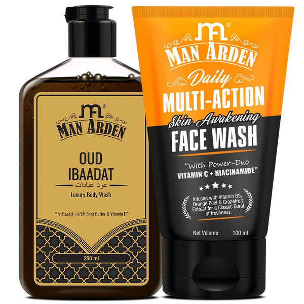 Oud Ibaadat Luxury Body Wash + Awakening Face Wash