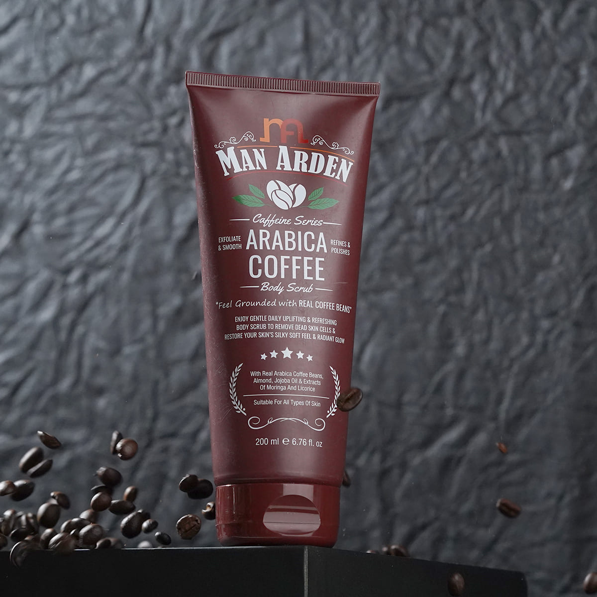 Caffeine Series Arabica Coffee Body Scrub 200ml Manarden 8420